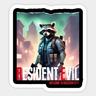 RESIDENT EVIL: WELCOME TO RACCOON CITY Sticker